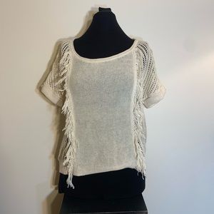 american eagle crochet sweater